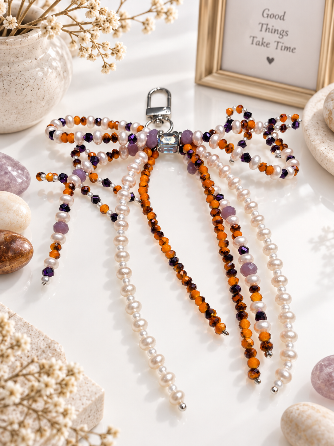 Amethyst Flutter Bag Charm 🦋