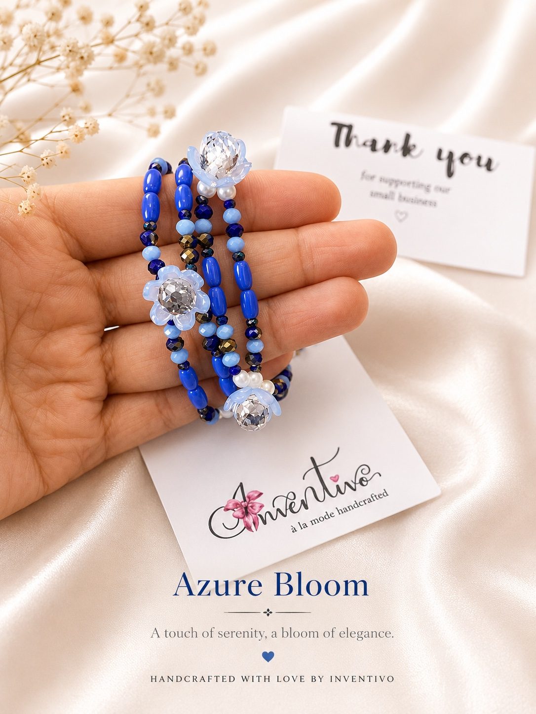 Azure Bloom Bracelet