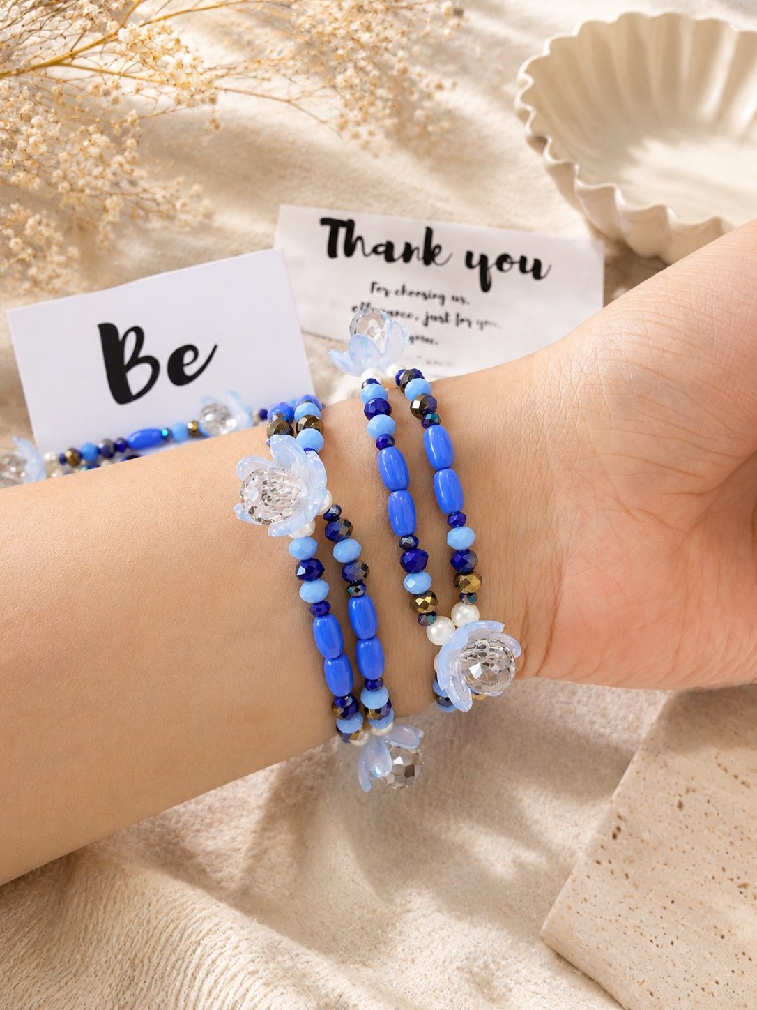 Azure Bloom Bracelet