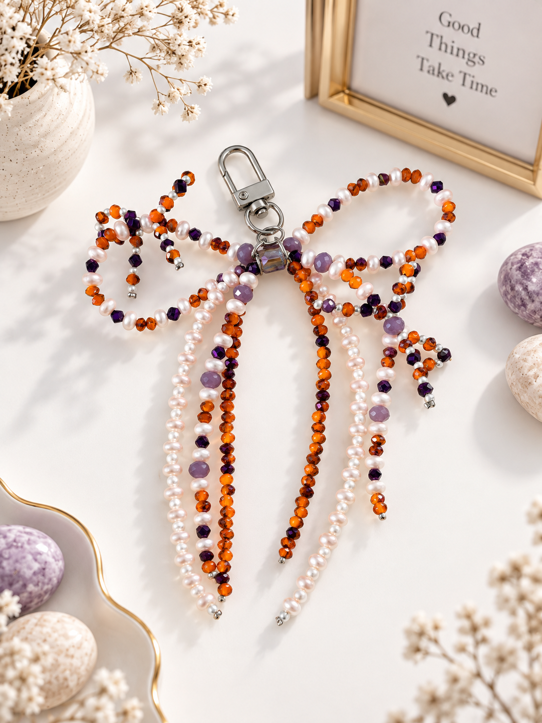 Amethyst Flutter Bag Charm 🦋