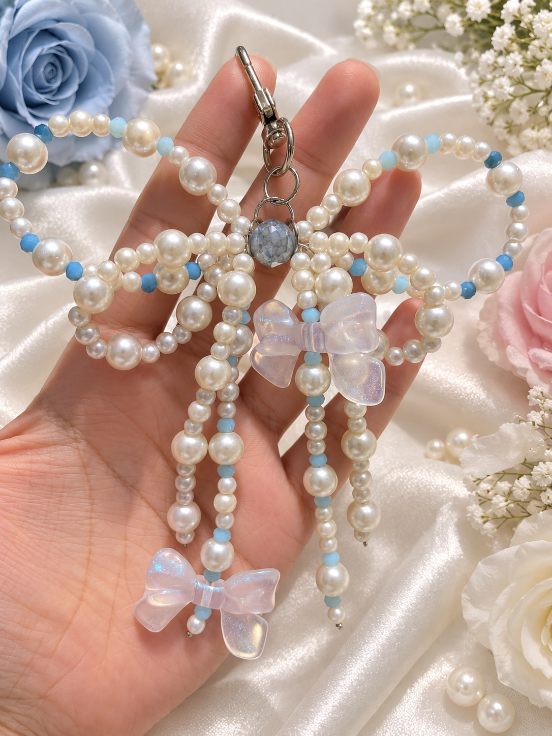 Celeste Bow Bag Charm 🎀