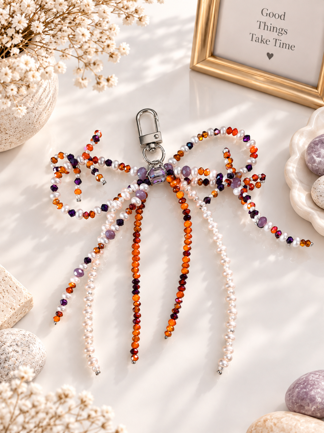 Amethyst Flutter Bag Charm 🦋